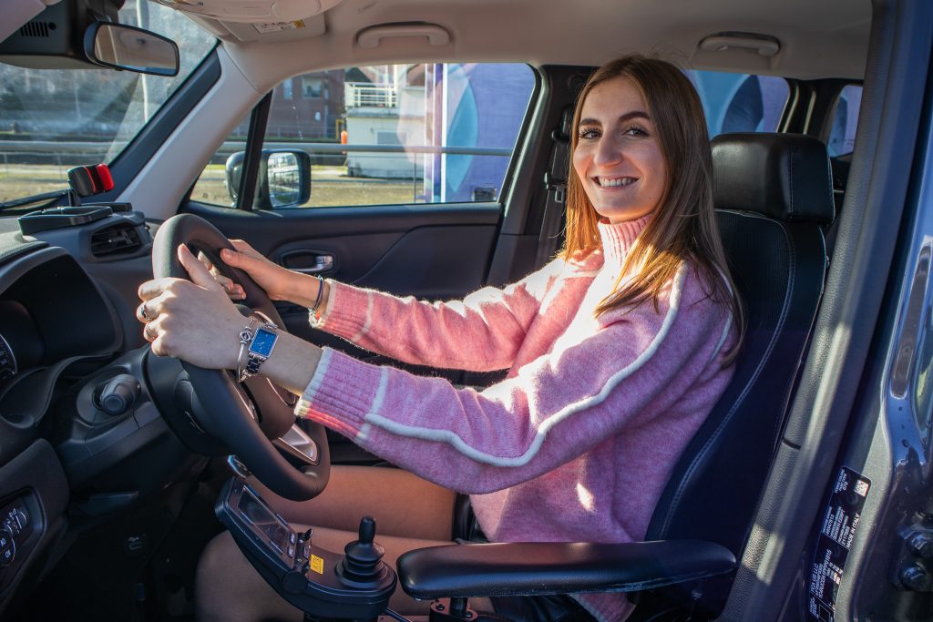Jeep Renegade Mobility conçu pour la conduite en fauteuil roulant