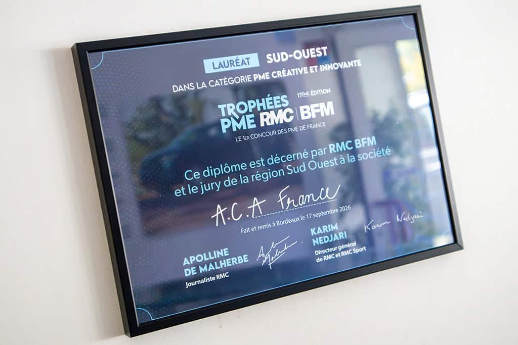 A.C.A, lauréat régional des Trophées PME RMC BFM