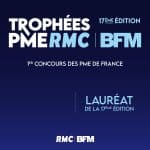 Logo Trophées PME RMC BFM, lauréat de la 17e édition
